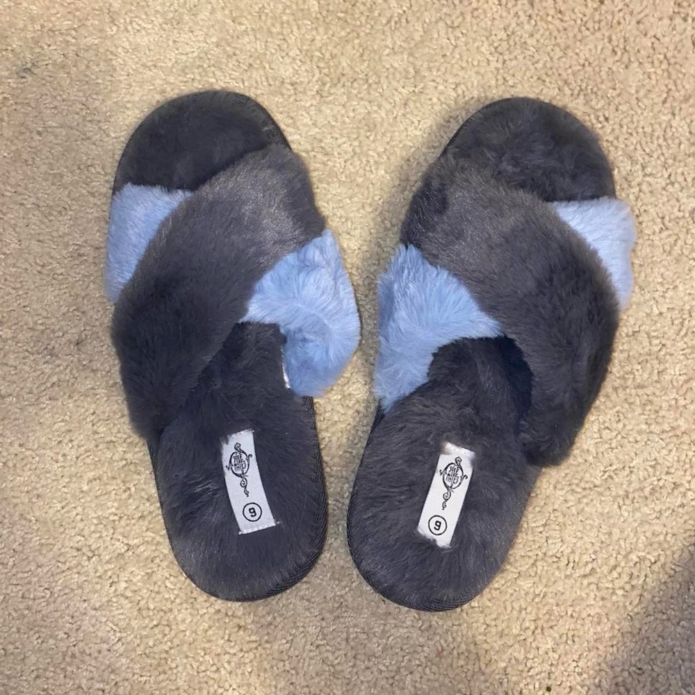 Fuzzy slippers